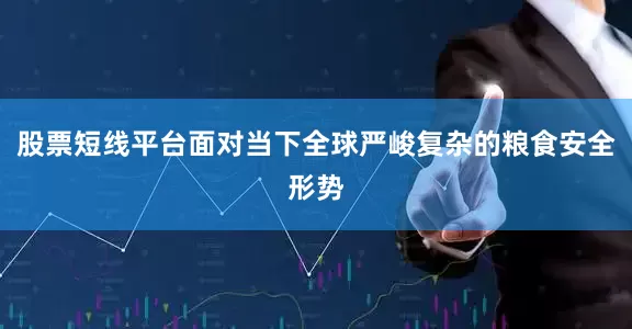 股票短线平台面对当下全球严峻复杂的粮食安全形势